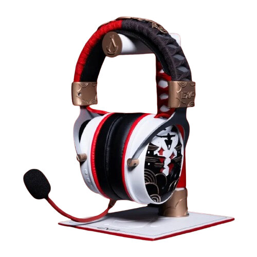 Lexip Assassin’s Creed Shadows Kopfhörer Verkabelt & Kabellos Kopfband Gaming Bluetooth Schwarz, Gold, Rot, Weiß