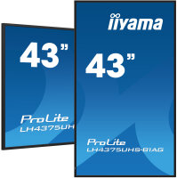 iiyama Ein 42.5" (108 cm) professionelles Digital Signage Display mit 4K UHD-Auflösung, 24/7 Betriebszeit, Android OS, FailOver-Funktion und einem Intel® SDM-Slot