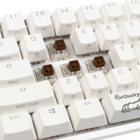 Ducky One 2 Pro Mini Tastatur Gaming USB Weiß