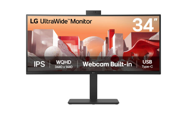 LG 34" 34BA85QE-B Curved UWQHD HDMI DP USB 3440x1440