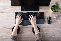 CHERRY ZUB SLIDEPAD ERGO gleitende Armauflage schwarz