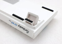 Ducky DKON2061ST Tastatur Gaming USB QWERTZ Deutsch Weiß