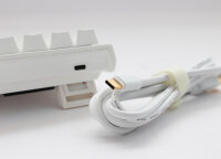 Ducky DKON2061ST Tastatur Gaming USB QWERTZ Deutsch Weiß