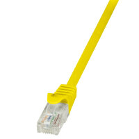 LogiLink 2m Cat.6 U/UTP RJ45 Netzwerkkabel Gelb Cat6...