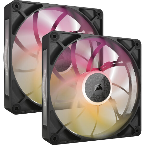 Corsair iCUE LINK RX140 MAX RGB Computergehäuse Ventilator 14 cm Schwarz 2 Stück(e)