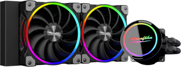 Alpenföhn Gletscherwasser 240 High Speed 240mm RGB Wasserkühlung schwarz