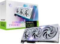 MSI GAMING GEFORCE RTX 5080 16G TRIO OC WHITE Grafikkarte NVIDIA 16 GB GDDR7