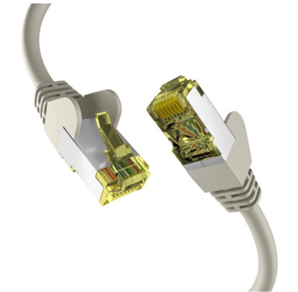 EFB CAT6a GRAU 0.25m Patchkabel S/FTP PIMF