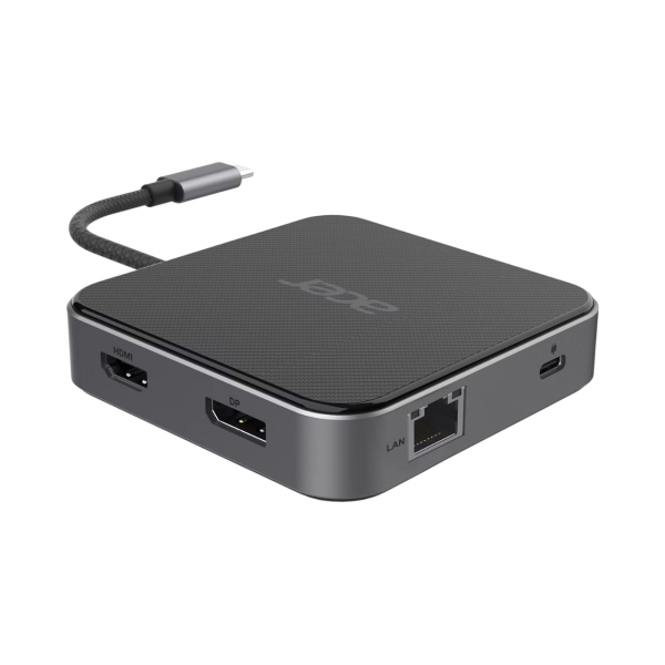 ACER 7in1 Mini Dock USB-C 8K UHD / HDMI DisplayPort 2x USB 3.2 Typ-A RJ45 3.5mm Audio