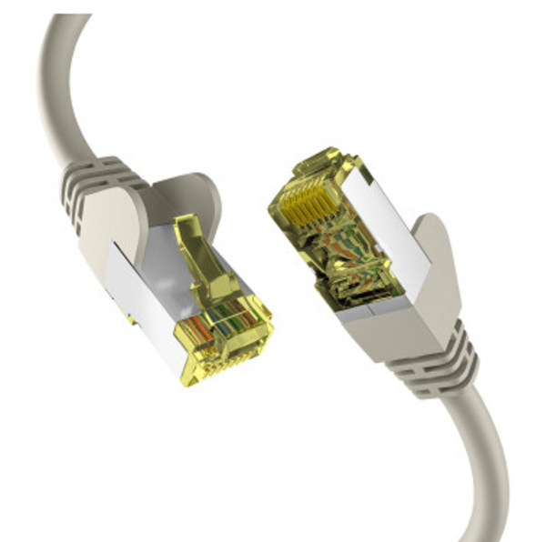 EFB CAT6a GRAU 0.15m Patchkabel S/FTP PIMF