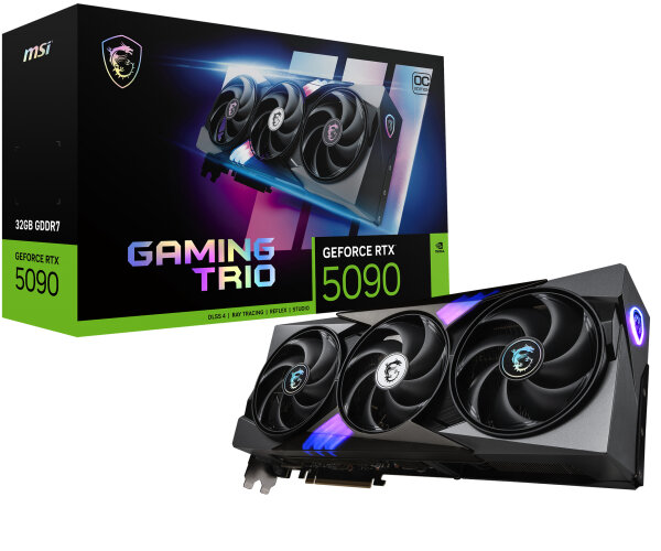 32GB MSI GeForce RTX 5090 Gaming Trio OC 32G NVIDIA GeForce RTX5090 GDDR7