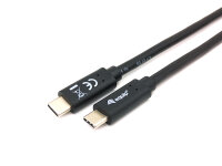 Equip USB-C 3.2  Kabel 2x USBC Stecker 1m schwarz