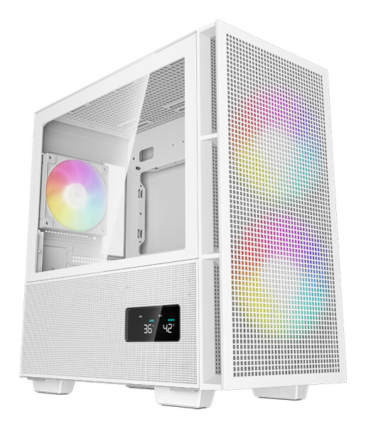 DeepCool R-CH360-WHAPE3D-G-1 Computer-Gehäuse Micro Tower Weiß
