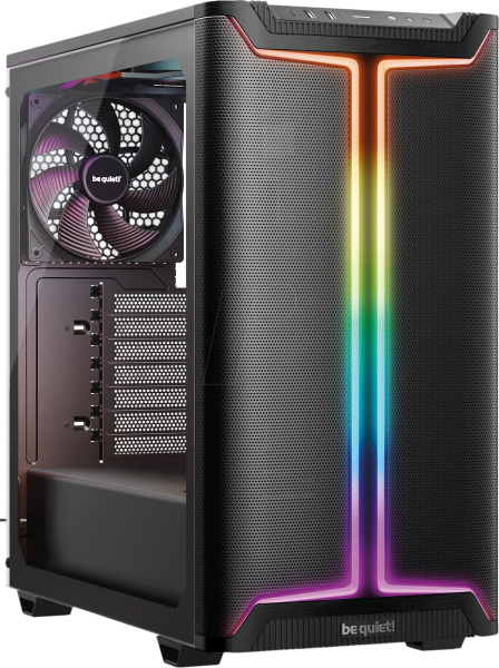 be quiet! Pure Base 501 DX Black 48.13l Glasfenster RGB Meshfront