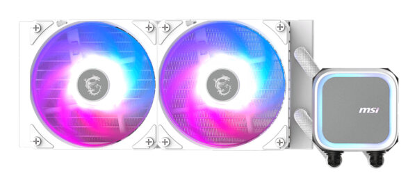 MSI MAG Coreliquid A13 240 WHITE Hauptplatine, Prozessor All-in-One-Flüssigkeitskühler 12 cm Weiß 1 Stück(e)