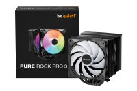 be quiet! Pure Rock Pro 3 LX Black Prozessor Luftkühlung 12 cm Schwarz 1 Stück(e)