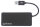 Manhattan 3-Port USB 3.2 Gen 1 Hub mit Card Reader, USB-A-Stecker auf 3 x USB-A-Buchse und SD/MicroSD Card Reader, 5 Gbit/s Datenübertragungsraten, Stromversorgung über USB, schwarz