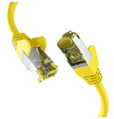 EFB CAT6a GELB 0.15m Patchkabel S/FTP PIMF
