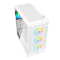 Sharkoon Gehäuse Rebel C50   RGB    ATX       1xGlas weiß