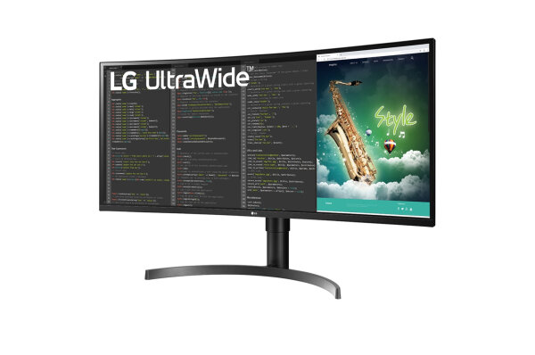 LG 35" 35WN75CP-B Ultrawide Curved HDMI DP USB IPS 21:9 black