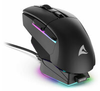 Sharkoon SGM50W Maus Gaming rechts RF Wireless + USB Type-A Optisch 6400 DPI
