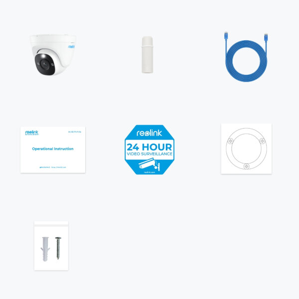 Reolink P334 Dome IP-Sicherheitskamera Innen & Außen 3840 x 2160 Pixel Zimmerdecke