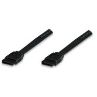 Manhattan 392075 SATA-Kabel 1,00 m Schwarz