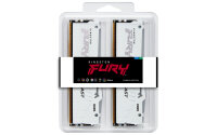 Kingston Technology FURY Beast 32GB 6000MT/s DDR5 CL36 DIMM (2er-Kit) White RGB EXPO