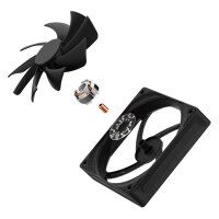 NZXT RF-Q12SF-B2 Computerkühlsystem Computergehäuse Ventilator 12 cm Schwarz 1 Stück(e)