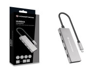 CONCEPTRONIC  4-1 Dock USB-C->3xUSB-C/100WPD         25cm gr
