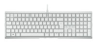 Cherry  Xtrfy MX 3.1 MX2A RGB BROWN USB Gaming Tastatur weiß/silber QWERTZ Anti Ghosting Gamer Keyboard white
