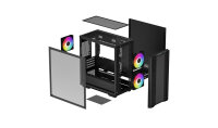 DeepCool CC360 ARGB Mini Tower Schwarz