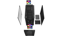 DeepCool CC360 ARGB Mini Tower Schwarz