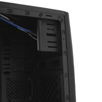 LC-Power 7034B Midi-Tower ATX Black Edition Kabelmanagement ohne Netzteil
