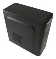 LC-Power 7034B Midi-Tower ATX Black Edition Kabelmanagement ohne Netzteil