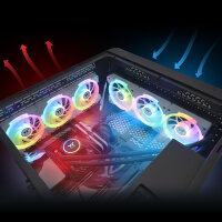 Thermaltake SWAFAN EX12 ARGB Computergehäuse Luftkühlung 14 cm Weiß 3 Stück(e)