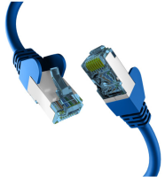 EFB RJ45 PATCHKABEL mit CAT7 ROHKABEL BLAU 0.25m