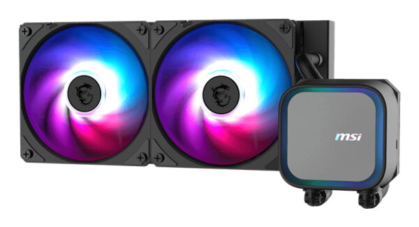 MSI MAG Coreliquid A13 240 Hauptplatine, Prozessor All-in-One-Flüssigkeitskühler 12 cm Schwarz 1 Stück(e)