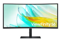 86.4cm (34") Samsung ViewFinity S6 S65UC VA UWQHD HDR10 100Hz Monitor Lautsprecher Curved