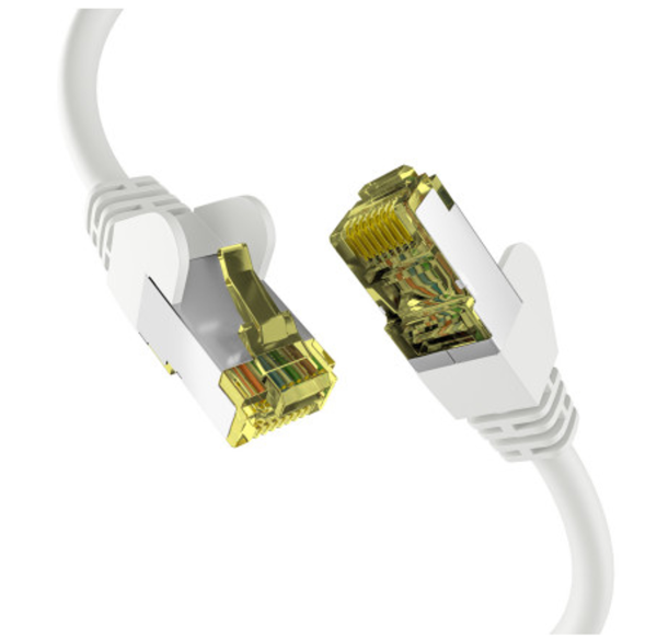 EFB CAT6a Patchkabel S/FTP PIMF 30m white / weiß