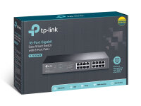 TP-Link TL-SG1000 Desktop Gigabit Easy Smart Switch 16 Port 150W 8x PoE+ managed