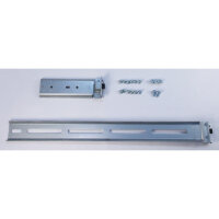 Inter-Tech 19" Teleskopschienensatz 2U 455 mm Silber