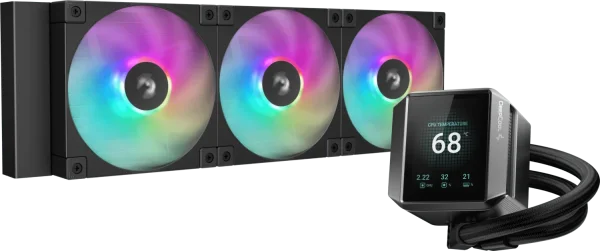 DeepCool MYSTIQUE 360 ARGB Prozessor All-in-One-Flüssigkeitskühler 12 cm Schwarz 1 Stück(e)