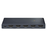 StarTech.com 4-Port 8K HDMI Switch, HDMI 2.1 Switch 4K 120Hz/8K 60Hz UHD, HDR10+, HDMI Switch 4 Eingänge 1 Ausgang, Automatische Umschaltung, HDMI Umschalter mit Netzteil & Fernbedienung