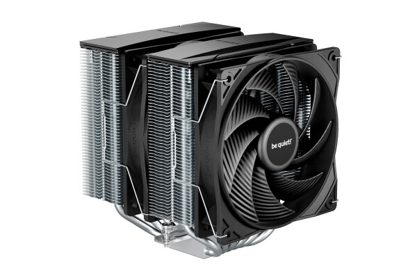 be quiet! Pure Rock Pro 3 Dual Heatpipe Kühler TDP: 250W PWM Cooler silber/schwarz