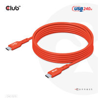 Club3D Kabel   USB 2   Typ C  PD 240W / 480Mb       2m St/St retail