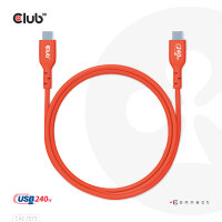 Club3D Kabel   USB 2   Typ C  PD 240W / 480Mb       2m St/St retail