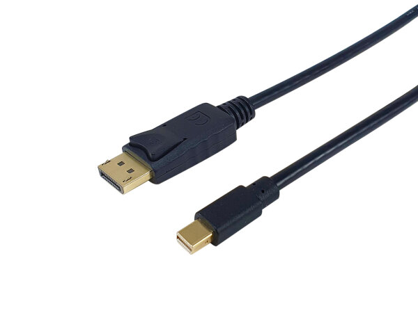 Equip Mini DisplayPort->DP          4K/ 60Hz St/St  2.00m sw Polybeutel