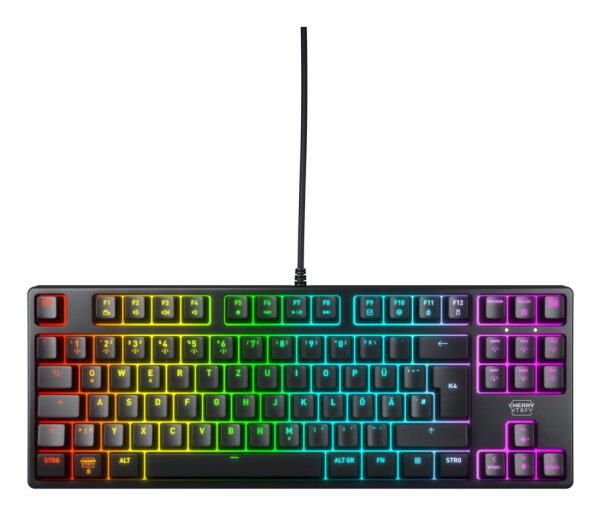 CHERRY XTRFY K4V2 TKL keyboard, black