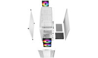 DeepCool CC360 WH ARGB Mini Tower weiß